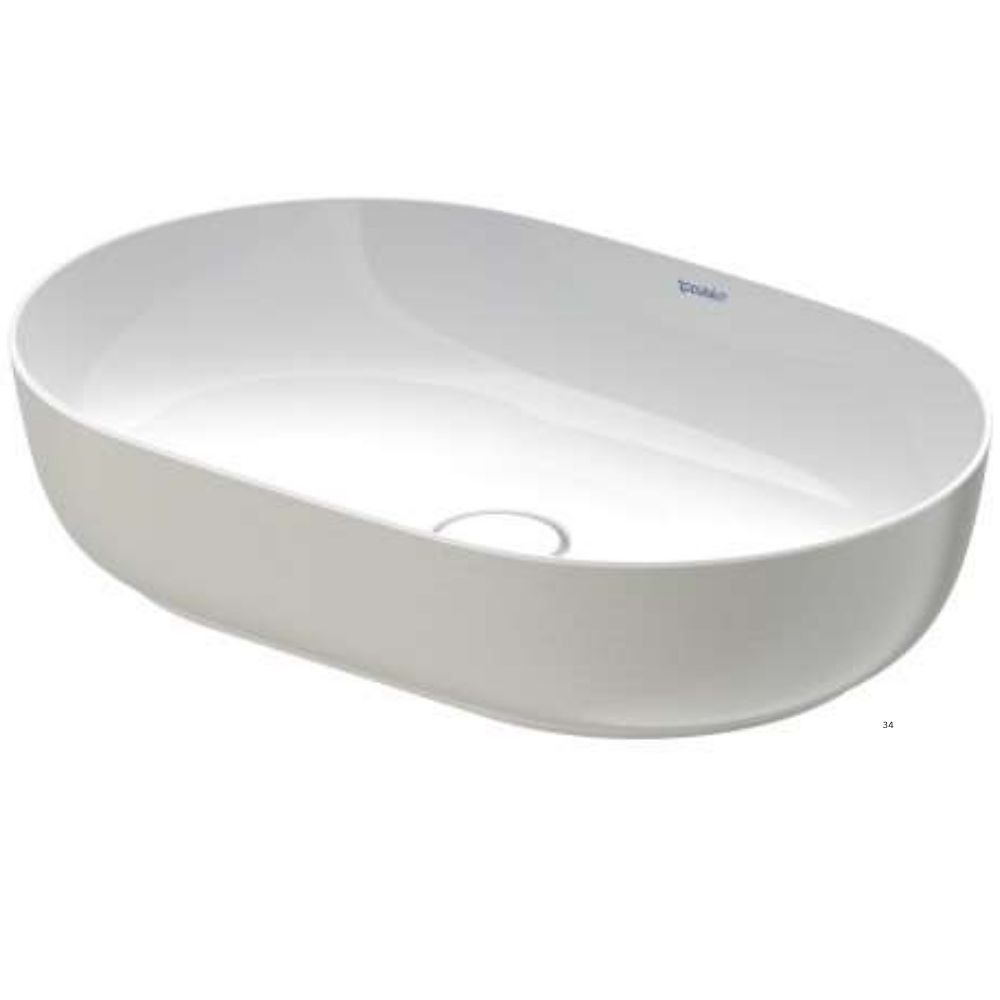 Duravit Luv Oval Wash Basin with Outer Finish